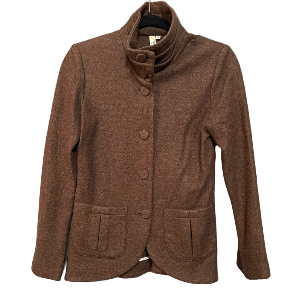 Riki | Brown Wool Jacket | Size Small